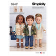 Simplicity Pattern 9421 18" Doll Clothes