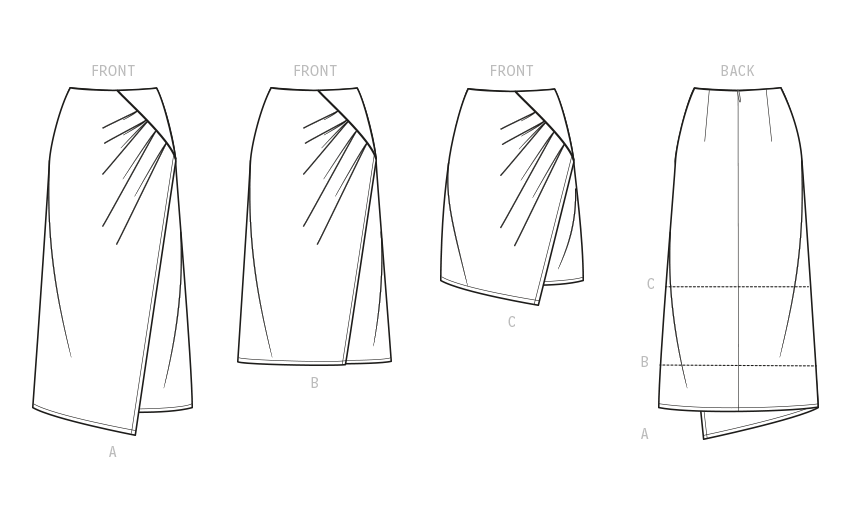 Simplicity Pattern SS9607 Misses' Skirt