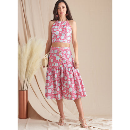 Simplicity Pattern SS9613 Misses' Top and Skirts