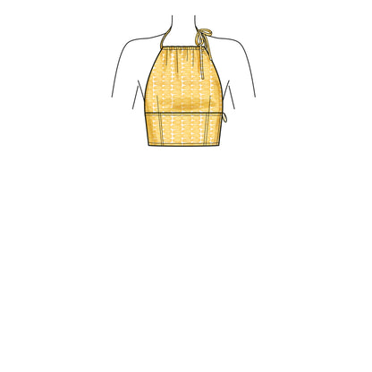 Simplicity Pattern SS9613 Misses' Top and Skirts