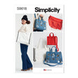 Simplicity Pattern S9618O Tote Bag In 3 Sizes