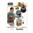 Simplicity Pattern S9619 Disney Starwars Backpack & Accessories