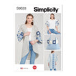 Simplicity Pattern S9633A Misses' Crochet Top Jacket & Bag