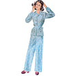Simplicity Pattern S9635 Misses' Vintage Long Top Pants