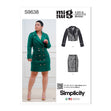 Simplicity Pattern S9638 Misses Jackets & Skirt