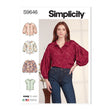 Simplicity Pattern S9646 Misses' Button Down Top
