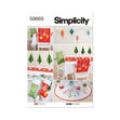 Simplicity Pattern S9669 Holiday Craft, Chair Scarf