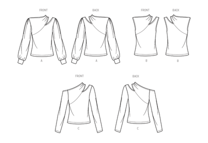 Simplicity Pattern S9680 Plus Size Top/Vest