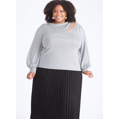 Simplicity Pattern S9680 Plus Size Top/Vest