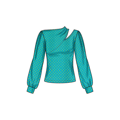 Simplicity Pattern S9680 Plus Size Top/Vest