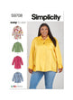 Simplicity Pattern S9708 Plus Size Top/Vest