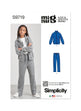 Simplicity Pattern S9719 Girl/Boy Sportswear