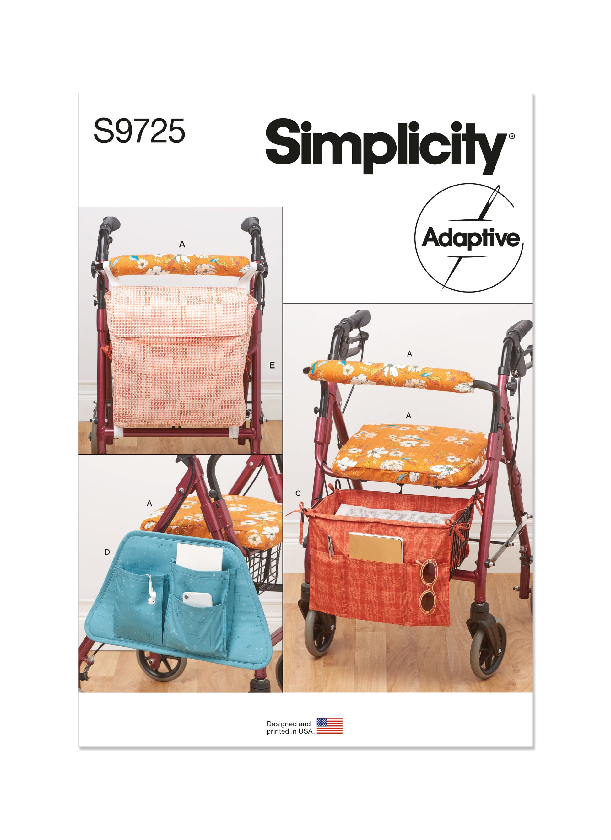 Simplicity Pattern S9725 Wheeled Walker