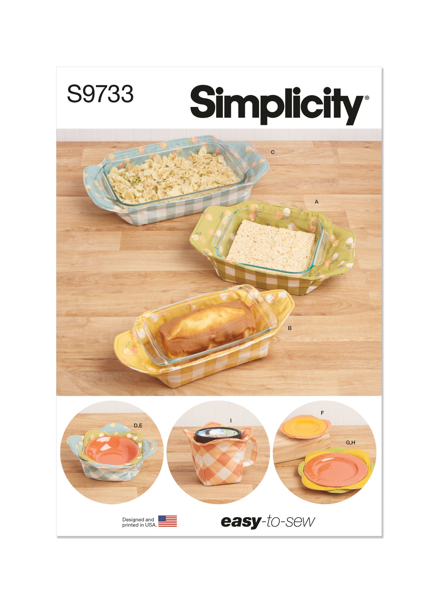 Simplicity Pattern S9733 Kitchen Home Décor