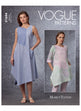 Vogue Pattern V1694 Misses' Wrap Dresses with Ties, Sleeve and Length Variations