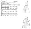 Vogue Pattern V1696 Misses' Dress