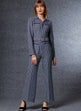 Vogue Pattern V1719 Misses' Jumpsuit & Belt