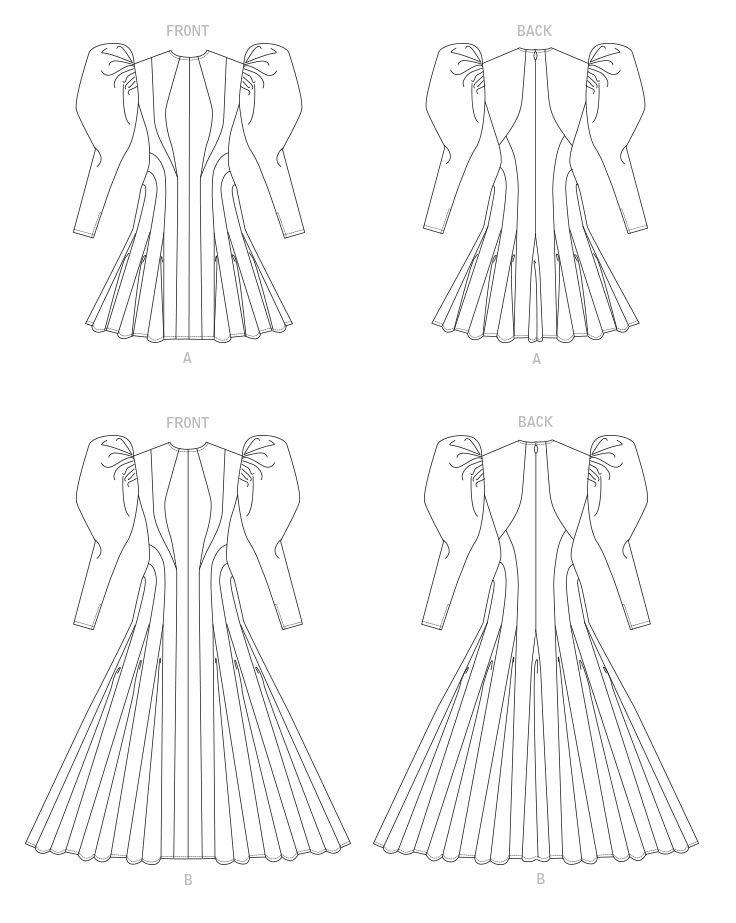 Vogue Pattern V1782 Misses Dress