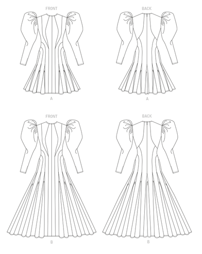 Vogue Pattern V1782 Misses Dress