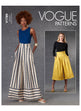 Vogue Pattern V1789 Misses Pants