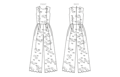 Vogue Pattern V1806  Misses' & Misses' Petite Jumpsuit