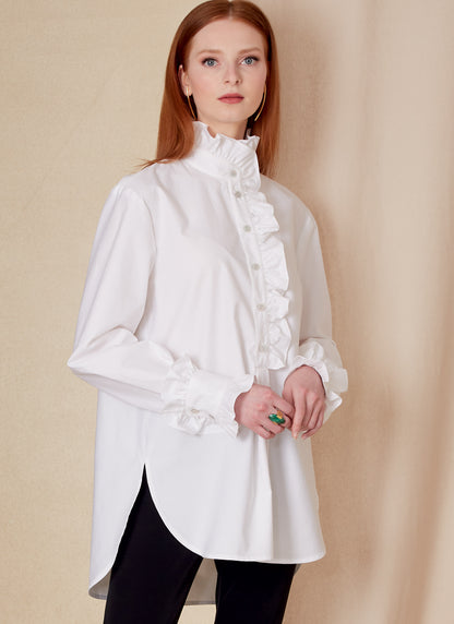 Vogue Pattern V1823  Misses' and Misses' Petite Shirt