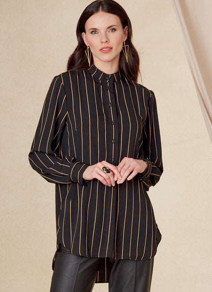 Vogue Pattern V1823  Misses' and Misses' Petite Shirt