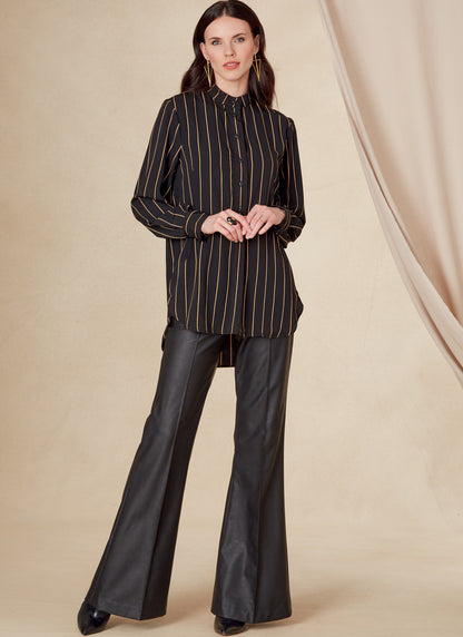 Vogue Pattern V1823  Misses' and Misses' Petite Shirt