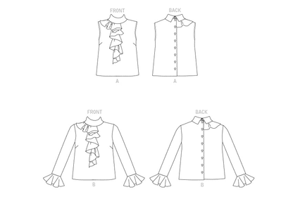 Vogue Pattern V1824  Misses' and Misses' Petite Top
