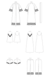 Vogue Pattern V1834  Misses' and Misses' Petite Robe, Belt, Camisole, Slip, Shorts and Pants
