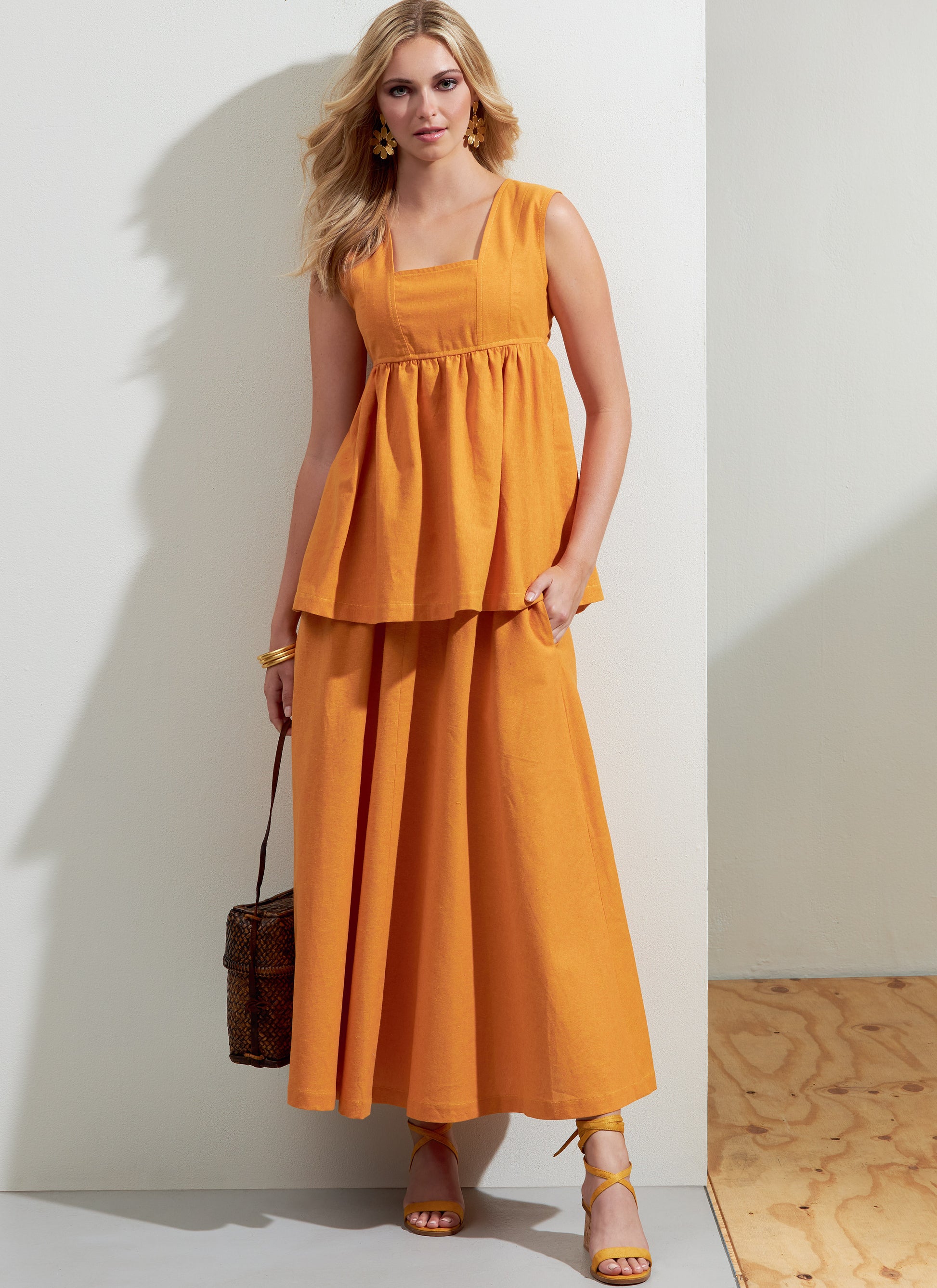 Vogue V1871 Misses Top Short Skirt