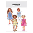 Butterick Pattern B4176 Children's/Girls' Top, Dress, Shorts and Pants