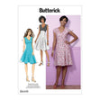 Butterick Pattern B6448 Misses' Fit-and-Flare, Empire-Waist Dresses