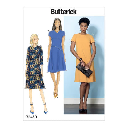 Butterick Pattern B6480 A5 (6-8-10-12-14)