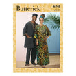 Butterick Pattern B6748 Unisex Tunic, Caftan, Pants, Hat and Head Wrap XM (S-M-L)