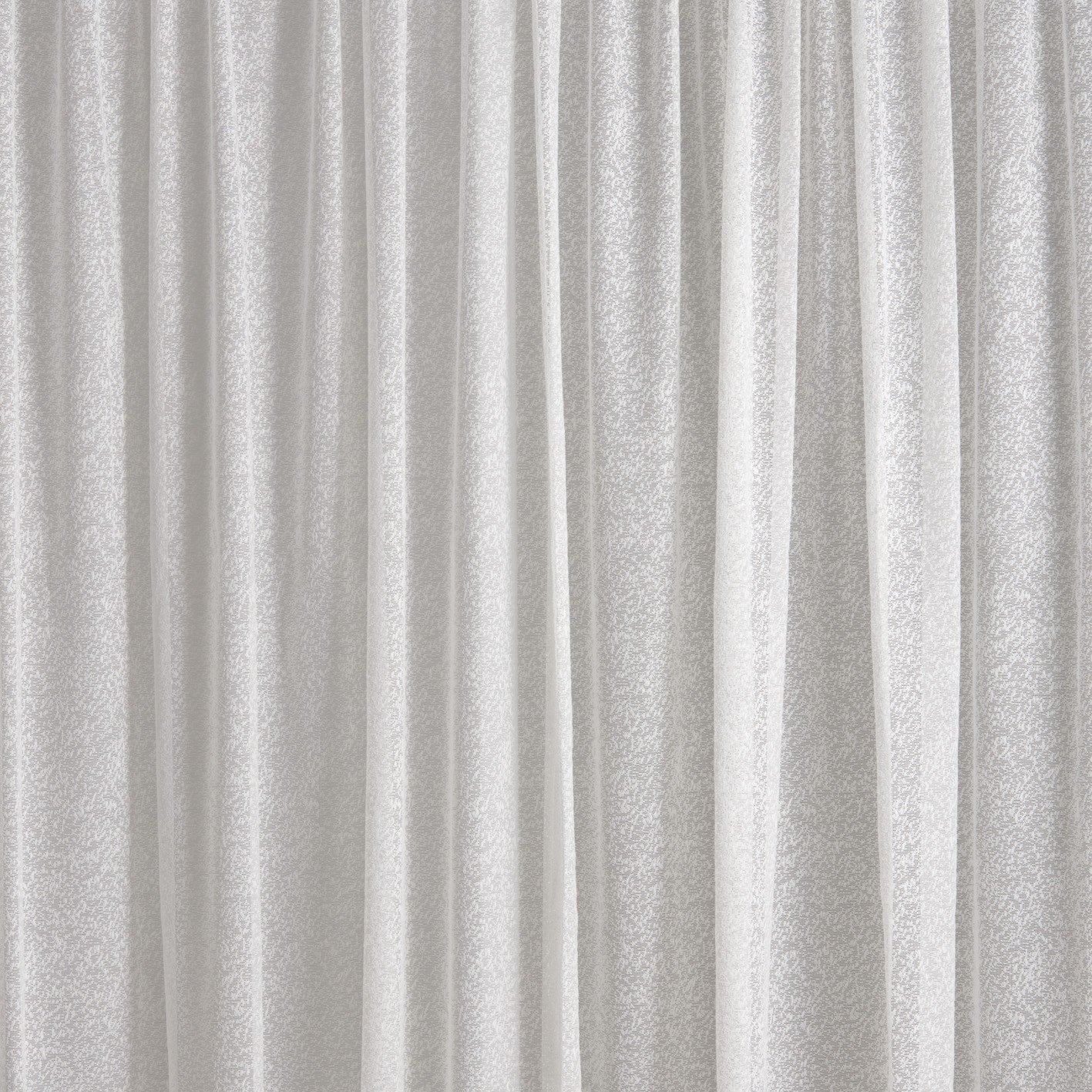 Boucle Lace Curtain Fabric, White