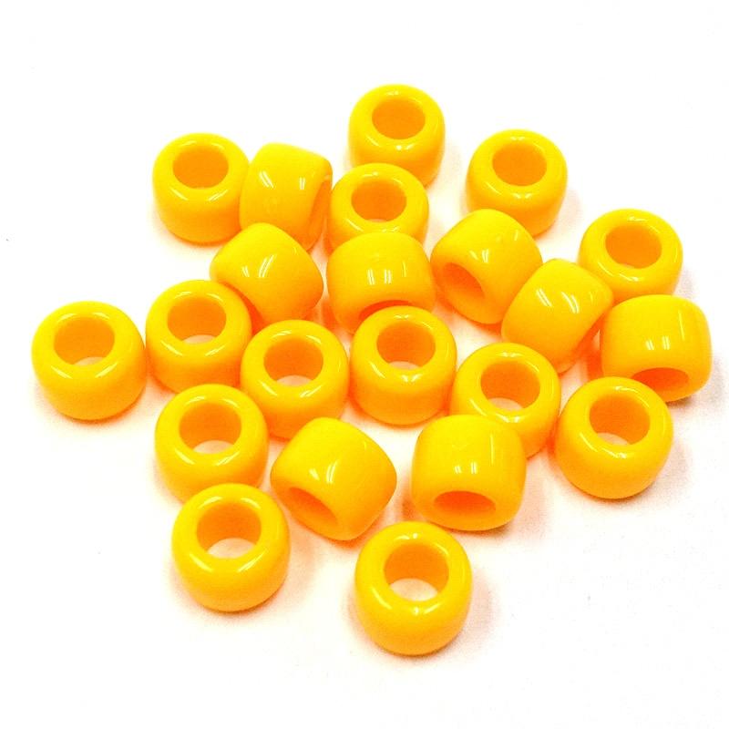 Arbee Pony Beads, Yellow- 35g