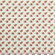 Floral Fiesta Cotton Fabric, White Floral Bud- Width 112cm