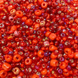 Arbee Seed Beads, Red- 50g