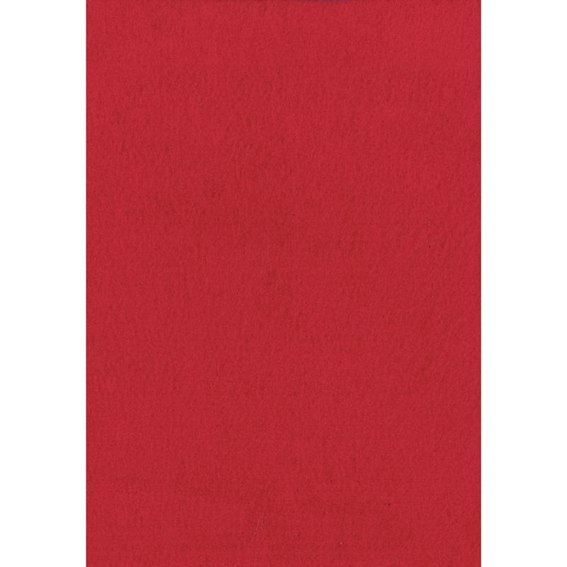 Arbee Stiffen Felt Sheet, Red- A4