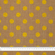 Metallic Print Hessian Fabric, Polka- Width 129.5cm