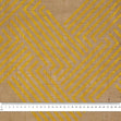 Metallic Print Hessian Fabric, Zigzag- Width 129.5cm