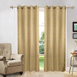 Formr Eyelet Curtain with Glitter, Ivory- 140 x 221cm