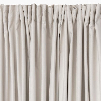 Liberty Pencil Pleat Curtain, 213cm Drop -  Parchment