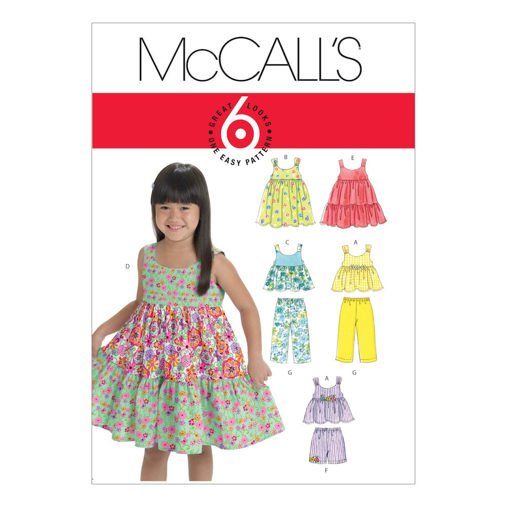 McCall's Pattern  M6017 CF (4-5-6)