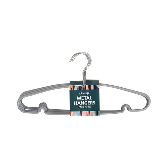 10 Pack Coat Hangers Clothes Wire Hangers Heavy Duty Stainless Steel Hangers  wit