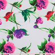 Modal Crepe de Chine Fabric, Bold Floral- Width 145cm