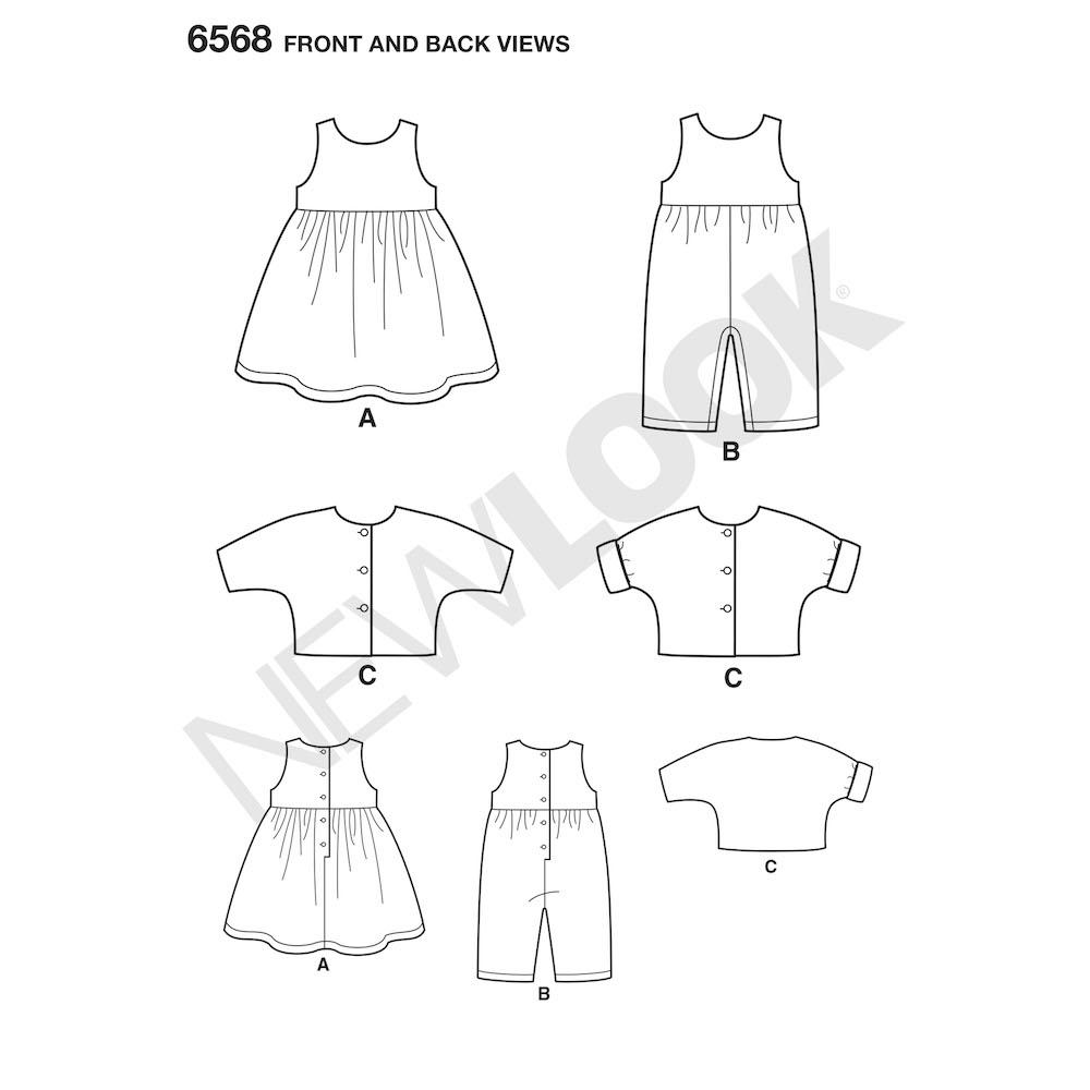 Newlook Pattern 6546 Misses' Seperates