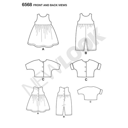 Newlook Pattern 6546 Misses' Seperates