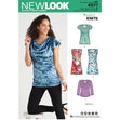 Newlook Pattern 6555 Women's Keyhole Shirt